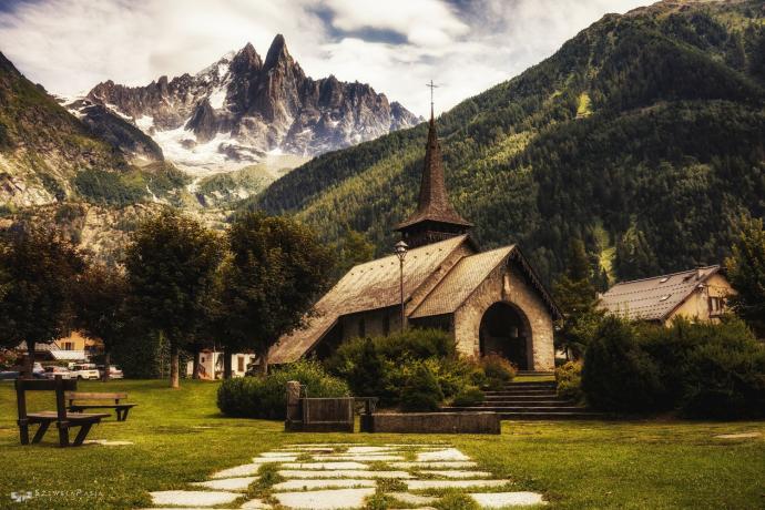 Kapliczka w Chamonix