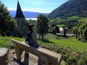Widok z Col de la Forclaz