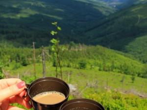 Kawa w górach smakuje inaczej